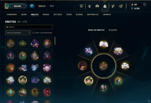 Esmeralda 3 com 27 Champs e 24 Skins - League of Legends LOL