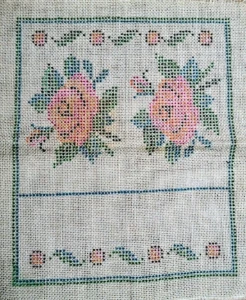 Tela para bordar em juta TJ-103 - 64 x 54 cm - Artesanato e Personalizados