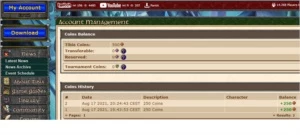 Vendo conta com 500 tibia coins