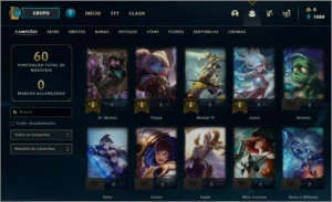 CONTA SMURF - League of Legends LOL