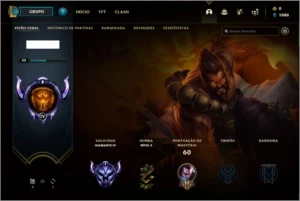 CONTA SMURF - League of Legends LOL