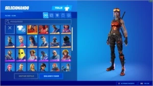 CONTA FORTNITE FULL SKINS + ANTIGAS