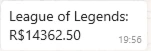 Conta LoL platina Full champs, quase 1 mil skins - League of Legends