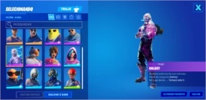 Conta fortnite galaxy e mais algumas skins