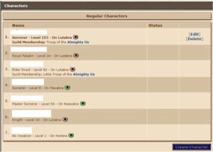 MS Sorcerer 153 ML 80 em Lutabra - Tibia