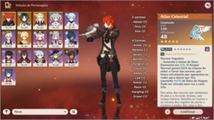 Genshim Impact -Diluc Xiao Albedo + Atlas Celestial - AR41 - Genshin Impact
