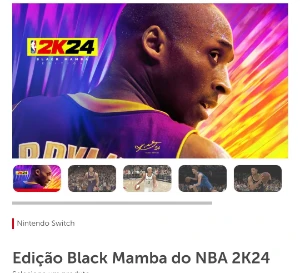 NBA 2K24 Edição Black Mamba Switch