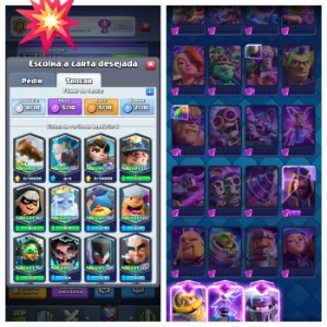 Conta Clash Royale 9000 Trofeis