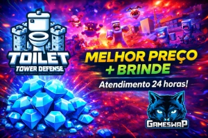 Toilet Tower Defense Gemas - Atendimento Rápido! [Melhor Pre - Roblox