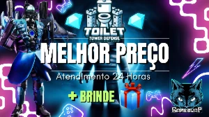 Toilet Tower Defense Gemas - Atendimento Rápido! [Melhor Pre