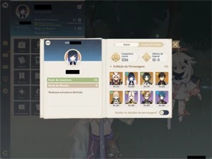 CONTA AR55 - 6 CHARS 5* - 7500 GEMAS - YELAN, ITTO, XIAO - Genshin Impact
