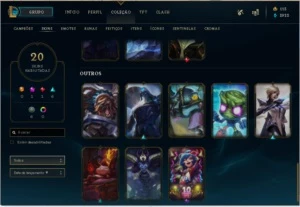 Conta lol diamante 4 70% winrate - League of Legends
