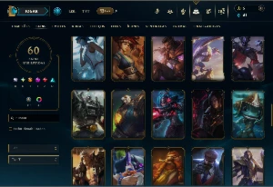 Esmeralda 1 com 95 Champs e 60 Skins +9 Fragmentos - League of Legends LOL