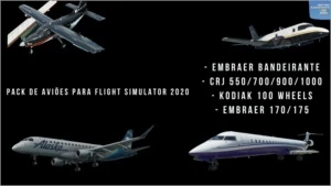FLIGHT SIMULATOR 2020 - Pack de aviões - Jogos (Mídia Digital)
