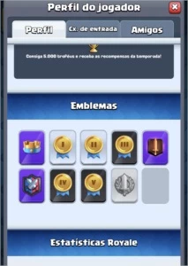 Conta Clash Royale