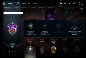 Conta prata 4 com 12 skins e 36 champs - League of Legends LOL