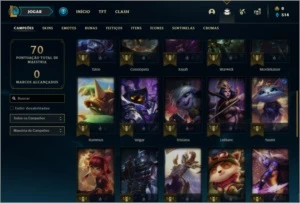 Conta prata 4 com 12 skins e 36 champs - League of Legends LOL