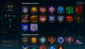 Conta HandLV Antiga LOL -166  SKIN - All CHAMPS - League of Legends