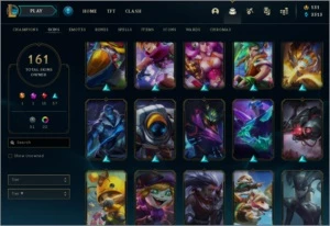 CONTA PLATINA 161 SKINS 285 ICONES NUNCA TOMOU BAN 2015 - League of Legends LOL