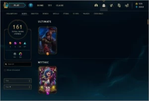CONTA PLATINA 161 SKINS 285 ICONES NUNCA TOMOU BAN 2015 - League of Legends LOL