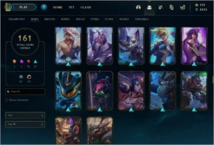 CONTA PLATINA 161 SKINS 285 ICONES NUNCA TOMOU BAN 2015 - League of Legends LOL