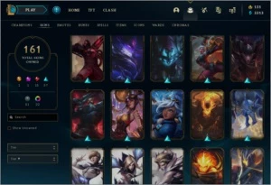 CONTA PLATINA 161 SKINS 285 ICONES NUNCA TOMOU BAN 2015 - League of Legends LOL