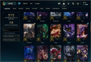 Conta prata 4 - League of Legends LOL
