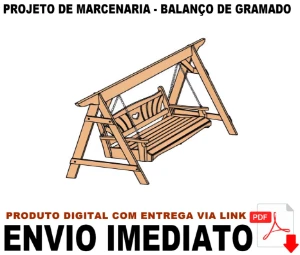 Projeto de Marcenaria - Balanço de Gramado - Outros