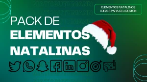 Pack de elementos de natal