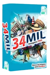 Pack com 34 Mil Imagens em PNG