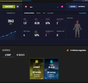 Conta Prime Level 20 Gc Gamers Club - Counter Strike CS