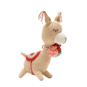 Lhama em amigurumi - Artesanato e Personalizados