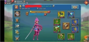LORDS MOBILE CONTA 100M DE PODER BARATA PRA VENDER RAPIDO