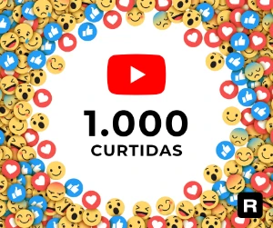 1000 Curtidas Youtube - Redes Sociais