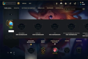 Conta Unranked com 32 Champs e 7 Skins + 7 Cromas - League of Legends LOL
