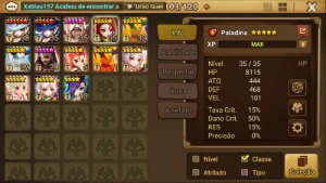 Conta Summoners War mid->late game