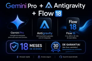 Gemini Pro + Antigravity | 18 Meses / Garantia 30 Dias - Inteligência Artificial