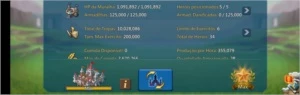 Vendo Conta lords mobile