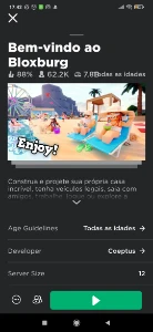 Conta Roblox 2020