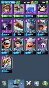 Conta Clash Royale Arena Lendaria Nv 10