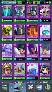 Conta Clash Royale Arena Lendaria Nv 10