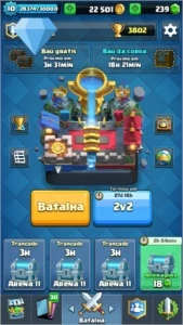 Conta Clash Royale Arena Lendaria Nv 10