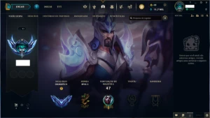 Conta upada a mão diamante 4 - League of Legends LOL