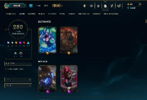 Bronze 2 com TODOS os Champs e 280 Skins ( Nivel 596 ) - League of Legends LOL