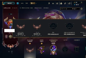 Bronze 2 com TODOS os Champs e 280 Skins ( Nivel 596 )