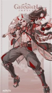 Conta Genshin AR44(Xiao, Ganyu,Mona,Qiqi) - Genshin Impact