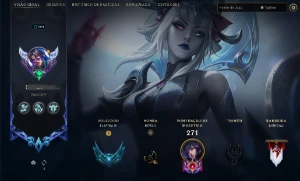 Conta 108 Skins Platina 3 Mmr Bom - League of Legends LOL