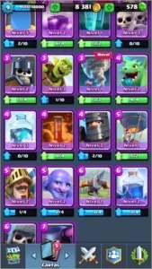 Clash Royale- 3 lendárias- muda de nome