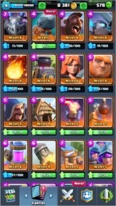 Clash Royale- 3 lendárias- muda de nome