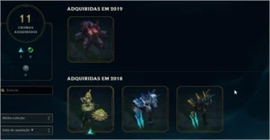 Conta League of Legends - Todos os campeões LOL